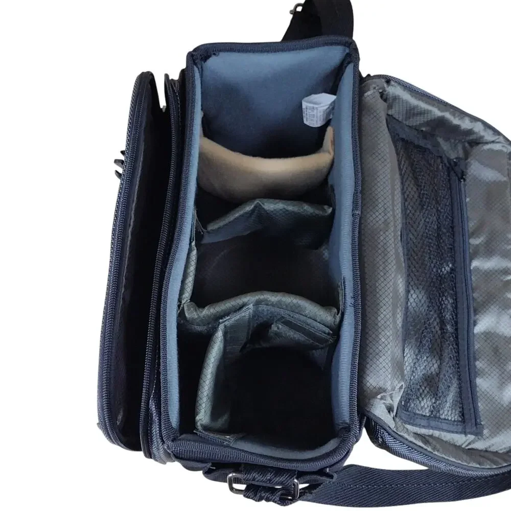 Nikon Camera Bag Black Padded DSLR Utility Crossbody Outdoor Travel Casual
